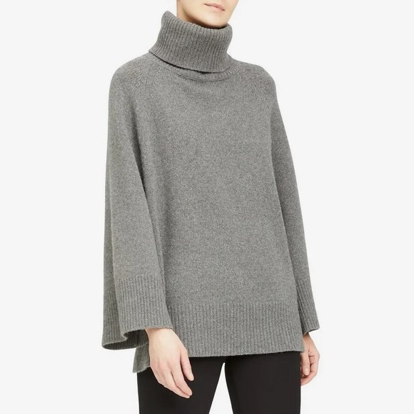 NWT THEORY Sweater- Turtle Neck Swingy Shape - Picture 1 of 12